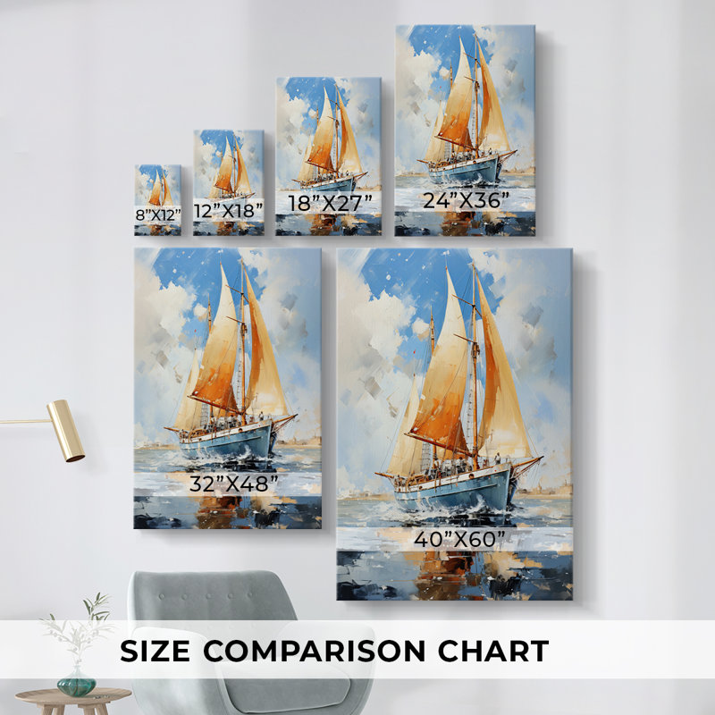 Série Sea and Shore L XXII - Ensemble de toiles tendues avec châssis Premium - Prêt à être accroché