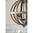 4 - Light Wood Chandelier