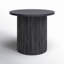 Jimmy Black Ash Round End Table
