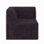 Canapé modulaire en L en forme de L, canapé modulaire compressé en velours côtelé de style minimaliste moderne, canapé-lit pour le salon, la chambre à coucher, canapé-lit Comfy