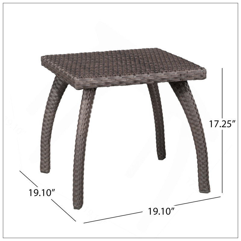 TABLE D'APPOINT BRUN HONOLULU, Brun