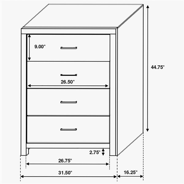 Dimensions du produit