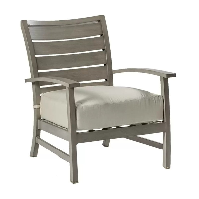 Charleston Patio Lounge Chair with Cushions, Oyster, Yes, Availa