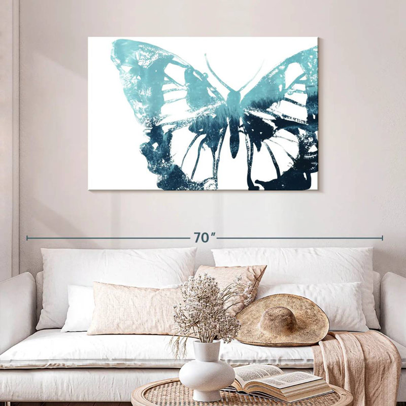 Impression papillon I, H 30 po x l 45 po