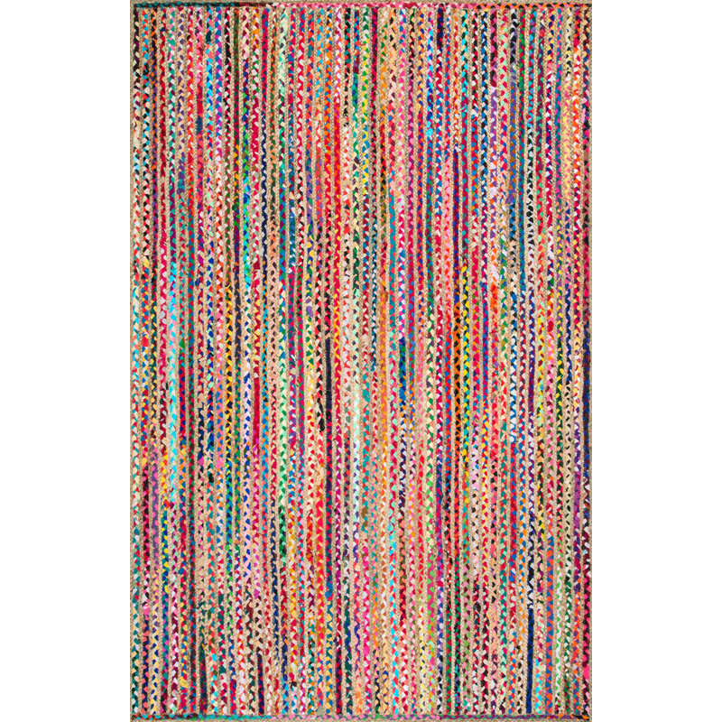 Cotton Hand Woven Area Rug, Rectangle 122 x 183cm