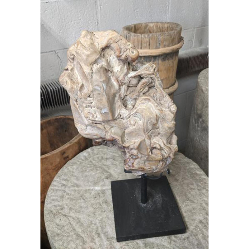 Fossil Scholar Stone Sculpture