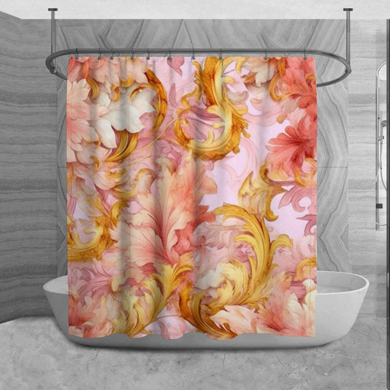 Rideau de douche Acanthus, H 84 po x l 70 po