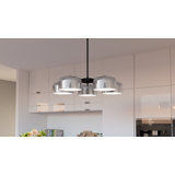 Lustre géométrique à 5 lumières DEL