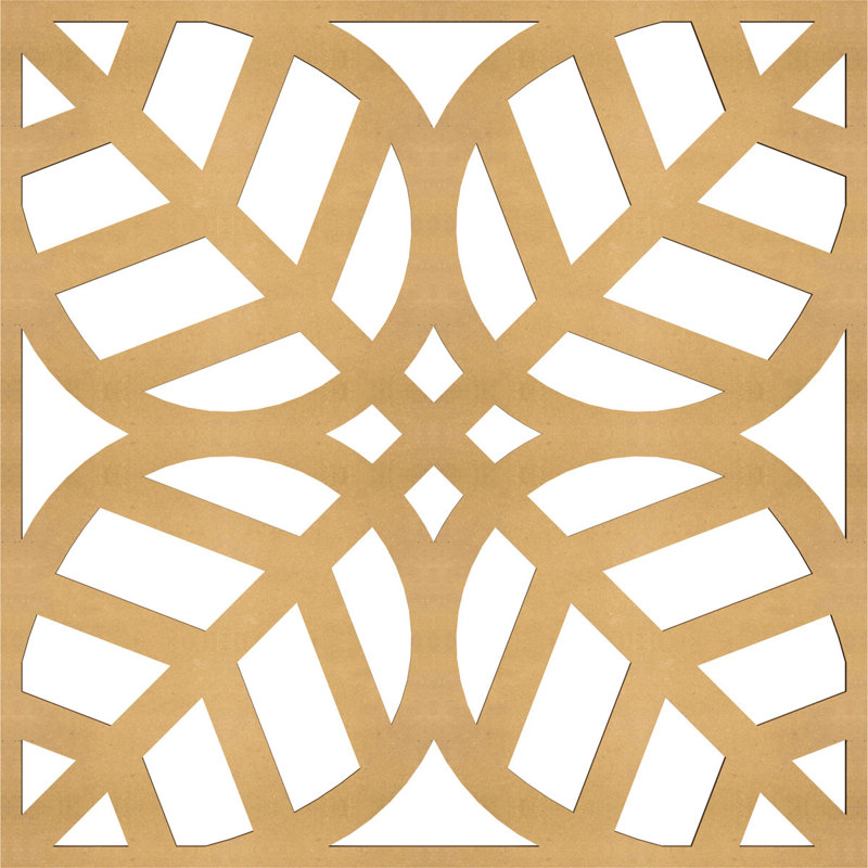 Panneaux muraux décoratifs en bois Garland, H 11 3/8 po x l 11 3/8 po x P 3/8 po, Bois
