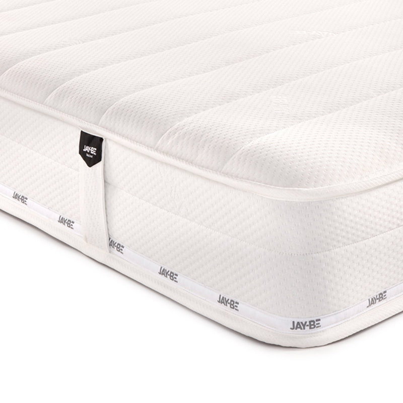 Jay-Be Pure Anti-Allergy Sustainably Made Sprung Mattress, Double (4.6')