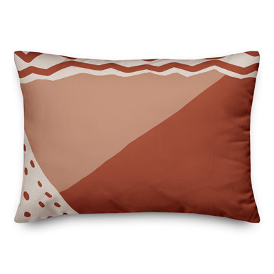 Coussin lombaire intérieur / extérieur abstrait