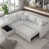 Gray Polyester Blend selected
