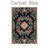 Black Floral Area Rug 5x7 Machine Washable with Non-Slip Backing for Bedroom, Living  Dining Room-1257768134