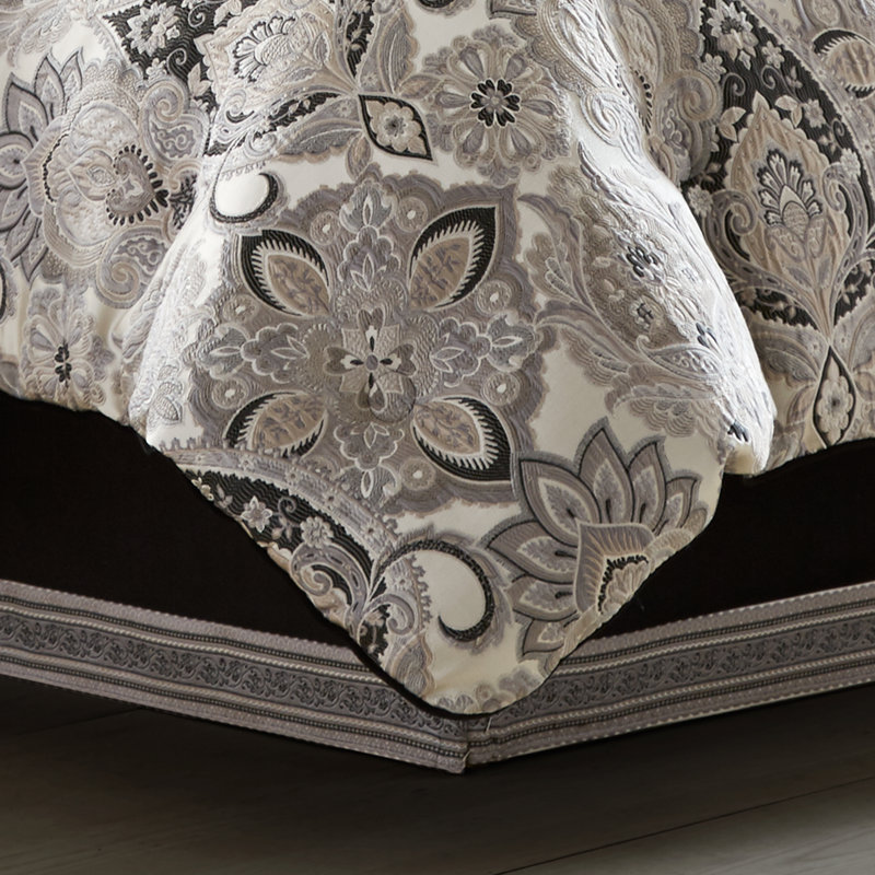 Guiliana 4Pc. Ensemble d'édredon, Édredon pour très grand lit + 2 taies décorativ
