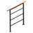 1-3 Step Wood Metal Handrail