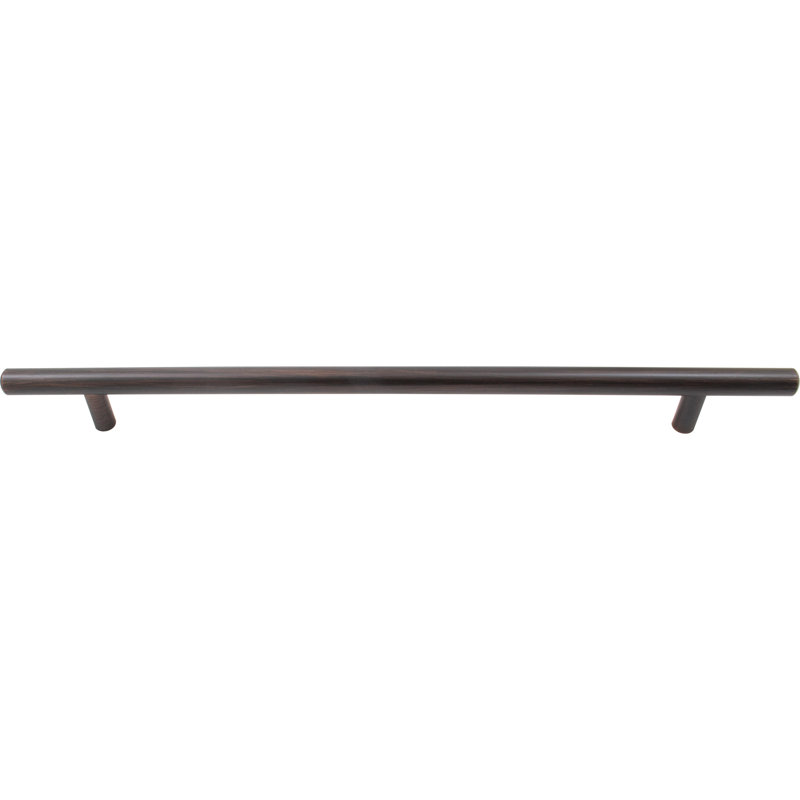 Poignée barre 10 1/16 po d'un centre à l'autre, 10.08", Bronze vintage