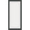 Porte biseautée réversible avec vue interchangeable 60MT