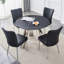 Luxurious Sintered Stone Dining Set with Stylish Chairs for Modern Homes-2081177503
