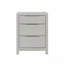 Table de chevet beige, aucun assemblage requis