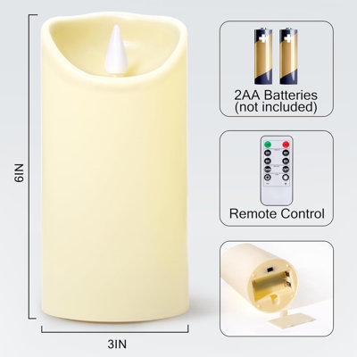 Scented Unscented Flameless Tealight Candle