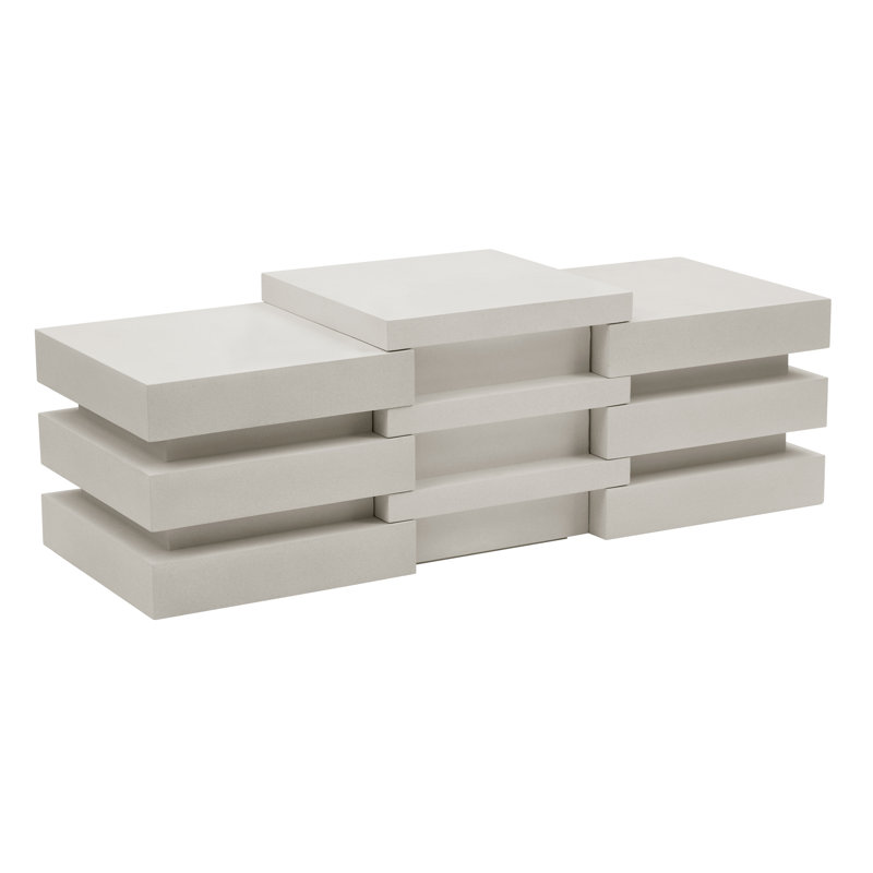 Provenance Signature Outdoor Square Coffee Table, 18" x 18" x 15"