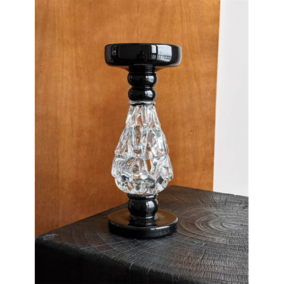 10.24'' H Agate / Geode Tabletop Candlestick