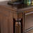 Nut-brown Solid Wood Shoe Storage Bench