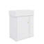Meuble-lavabo mural 21,6 po avec lavabo mural encastré-1884119687-1884119686