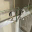Porte de douche à double coulissement lisse sans cadre avec verre transparent de 3/8 po (10 mm) Opal Mirage MCOCOD l 54 po x H 76 po-74716011