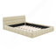 Grand lit plateforme tapissier avec tissu épais et lit au sol avec structure solide-2114949883