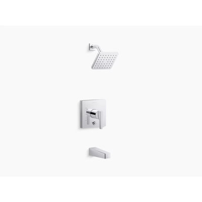 Honesty Rite-Temp Bath and Shower Trim with Showerhead and Lever Handle