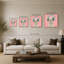 «Jammin 'Pup on Pink» par Lorenzo Collective - impression sur toile