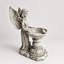 Statue d'ange de jardin avec étang à oiseaux