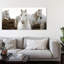 « cheval meeting », reproduction de photo sur toile tendue-31386106