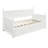 Solid Pine Wood Twin Daybed with Trundle, Farmhouse Style Sofa Bed Frame with Slatted Panels, for Guest Room, Apartment or Kids' Bedroom