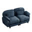 Canapé 2 places Cloud Feel, canapé modulaire en tissu chenille doux avec siège profond, causeuse combinée gratuite-1008994216