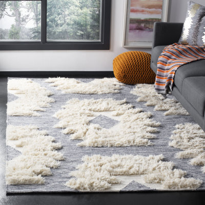 Jardine Hand Knotted Grey/Cream Rug