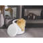 Ahsen 38cm Wide Faux Leather Tufted Round Pouf Ottoman with Storage-344983610