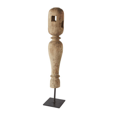 Sculpture en bois récupéré Casiodoro