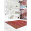 Tapis rouge nouvel âge en laine 8 pi 4 po x 11 pi 10 po Zaky