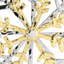 Snowflake 4'' Handmade Christmas Holiday Shaped Ornament