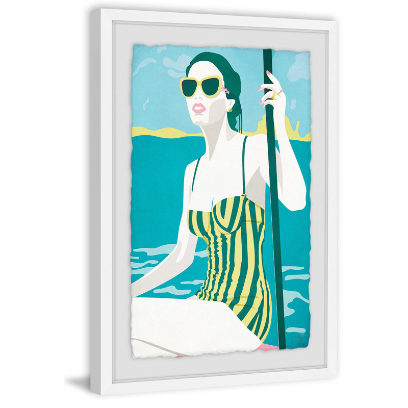 Tripes - Single Picture Frame Painting, 91 cm H x 61 cm W x 4 cm D
