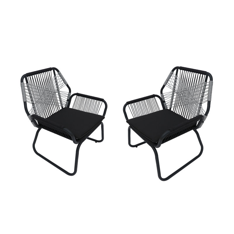 Chaise de patio avec coussins Darryl