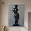 Élégante sculpture sur toile, art féminin noir et blanc par Art Remedy-104313994-111667839