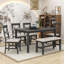 Ensemble de salle à manger 6 pièces Sjang-187705271-189781738