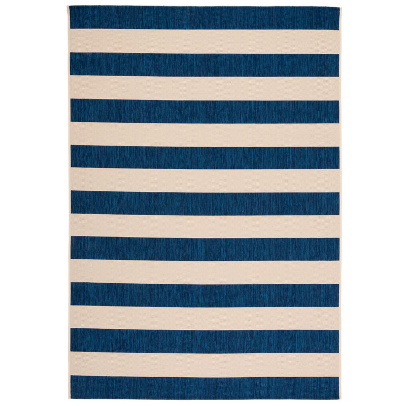 Omarion Performance Striped Indoor/Outdoor Area Rug, Rectangle 2' x 3'7"