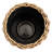 Round Planter With Plastic Insert