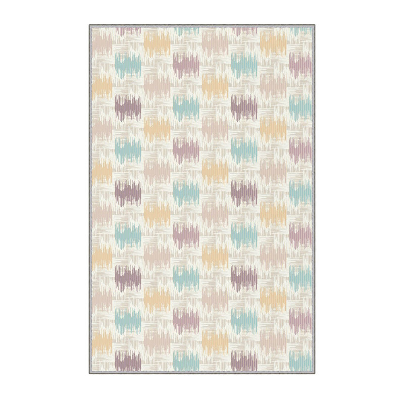 Stylish Hall Carpet (39.4 x 78.7 inches), 100% Polyester, 0.3 in Pile Height | Antibacterial, Non-Slip Underside, Machine Washable | 3D Digital Printed Design, Durable & Soft for Home Décor