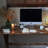 Retro Dark Brown Oak Rectangular Writing Desk-656202483