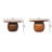 Round Fluted Coffee Table